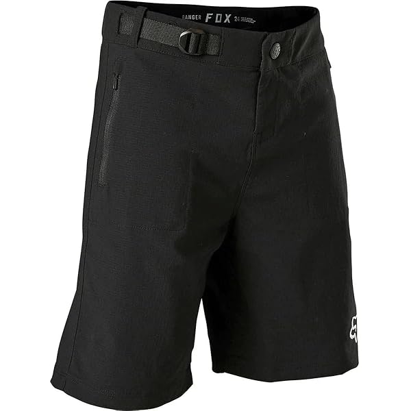 Short Fox Racing Essex Tech Stretch - Taille 32 Noir - Unisexe Adulte - Pour VTT, Sport, Loisirs