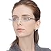 Produktbild Liansan Brand Lightweight Portable Striped Unisex Reading Glasses Men Womens Readers Glasses L3220 (+4.00, Multi-Color)