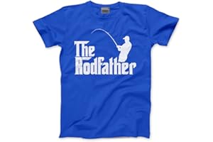 HOTSCAMP The Rodfather - Fathers Day Dad Father Gift - Mens T-Shirt