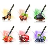 Wegwerf E Shisha 5 verschiedene Sorten gemischt e-Shisha elektronische Wasserpfeife Pen Stick Stift VAPOR in verschiedenen Geschmäckern bis zu 500 Züge neu Versand aus Deutschland -