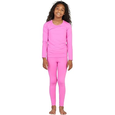 Sous-vêtement Thermique Enfant Ranrann - Haut Et Legging Danse Yoga 3-14 Ans - Nylon Élasthanne