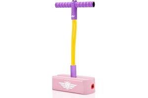 Stfitoh Gifts for 3-12 Year Old Girls & Boys, Girls Toys Age 3-12 Toys for 3-12 Year Old Girls 3-10 Year Old Girl Gifts Foam Pogo Jumper Girls Birthday Presents Pink