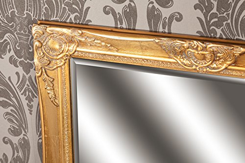Spiegel Wandspiegel CAMILLA Barock gold 90 x 70 cm - 5