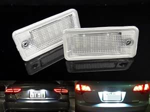 audi a3 number plate light warning