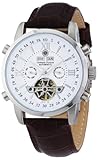 Constantin Durmont Herren-Armbanduhr Calendar Analog Automatik CD-CALE-AT-LT-STST-WH