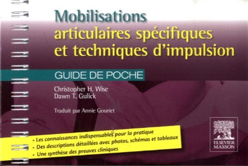 Download Mobilisations articulaires spécifiques et techniques d’impulsion Download Mobilisations articulaires spécifiques et techniques d’impulsion