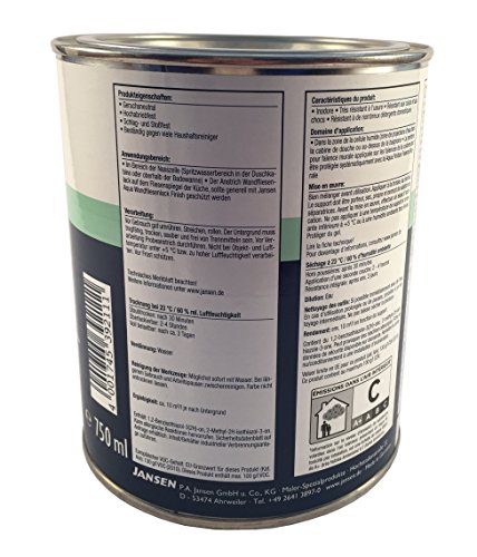 Jansen Aqua Fliesenlack Finish: transparent, 750ml - 2