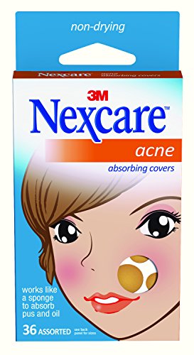 Nexcare Acne Absorbing Cover, Two Sizes, 36 Count