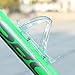 Produktbild fan4zame Mountain Bike Wasser Flasche Rack Fahrrad Falt PC Kunststoff Rack Wasser trinken Abtropf Unterstützung Riding Equipment Beschläge, durchsichtig