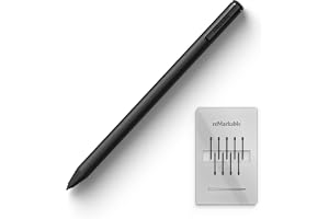 reMarkable 2 Marker Plus | Exakt penna med inbyggt suddgummi, papperskänsla, inkluderar 9 utbytespetsar