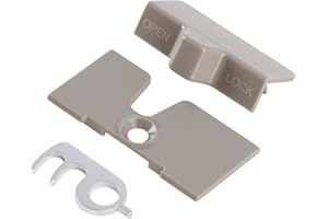 ‎AREYOURSHOP Ersatz Türverriegelung Set für Dometic Kühlschrank – Nachbau Türhaken + Schlossplatte + Fanghaken – Ersatz für Wohnmobil & Caravan Kühlschränke – Türverschluss Schloss Nachrüstsatz