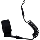 SM SunniMix 4ft Surfboard Leash With Coiled Rope & Adjustable Wrist/Ankle Strap - TPU Material, Strong & Durable, Multiple Colors - View #10