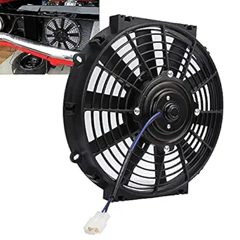 Cooling Fan, Electric Radiator Slim Portable with Mounting Brackets for Home for Car