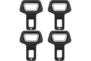 LINYIJOY 4 Stück Autozubehör, Zubehör für Autositze Flaschenöffner Schlüsselanhänger Car Parts, Auto-Sicherheitsgurt Schnalle Autozubehörteile Universal-Autoclip für die meisten Autos