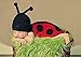 Zeagoo Baby Outfits Photo Prop Photography Ladybird Sweater Cap Set Knitting