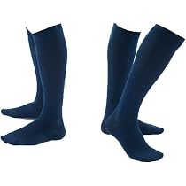 Calze A Compressione Graduata SILCA Uomo - 2 Paia, Gambaletto, Compressione Media 15 MmHg, Cotone, Taglia XXXL (45/46), Nero