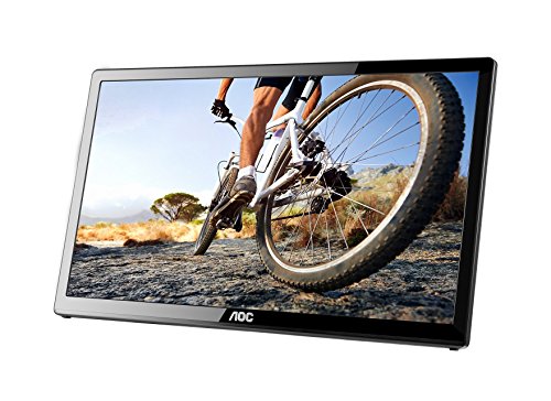 AOC Monitores E1759FWU - Monitor de 17   resoluci  n 1600 x 900 Pixels  tecnolog  a WLED  Contraste 650 1  10 ms  USB 3 0   Color Negro