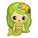 Price comparison product image ADESHOP Early Education 3 Year Olds Baby Toy, Squishies Toy Kawaii Mermaid Slow Rising Cream Scented Stress Relief Toys Gifts(Green, M)