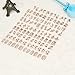 JACKY Nail Sticker Metal Retro Hollow Totem Nail Sticker Gold Silver