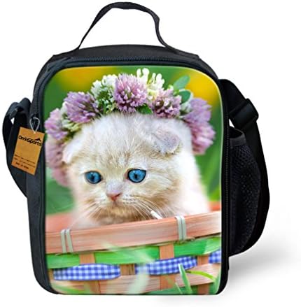 OrrinSports 3D Print Insulated Lunch Bag Totes Keep Hot And Cold For Kids