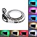 Produktbild TV Hintergrundbeleuchtung USB LED Licht, 2m(6.56ft) 60 LEDs Computerbildschirm Gehäuse Dekor Streifen Licht/Wasserdicht 5050 Multi-Color RGB Mini Controller Light Kabel für TV/PC/Laptop