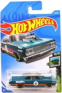 Hot Wheels 2019 Speed Blur 64 Chevy Chevelle SS 62/250, Turquoise