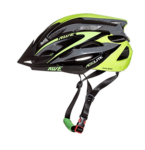 AWE® Aerolite™ Herren Fahrradhelm, schwarz/Green, Größe 58-61 cm - 6