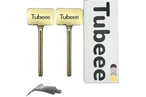 Tubeee, Tube Squeezer, Toothpaste Squeezer, Rolling Toothpaste Squeezer UK, Toothpaste Squeezer UK, Squeeze Key, Tube Squeezer Key, Tube Key, Tube Wringer - Save More Waste Less! (Pack of 2)