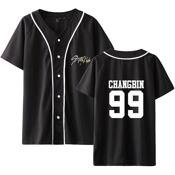 Maillot Baseball SKZ Karma Team - Style Streetwear Unisexe, Coupe Décontractée, Facile à Laver