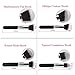 Annengjin®8PCS Makeup Brushes Professional Cosmetics Make up Brush Set Eyeshadow Eyebrow Cosmetics Tools Kit (Black handle+ Silver tube)
