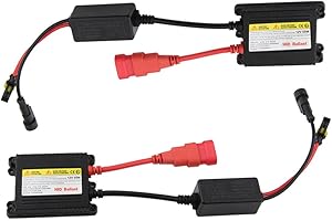 KAIDENGZHE 2 Unids Slim DC HID Balasto de xenón 55W 12V Control Electrónico Digital para H1 H3 H7 H8 H9 H11 H5 9005 9006 H4 Faros Bombilla de Xenón