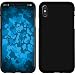Produktbild PhoneNatic Case für Apple iPhone X/XS Hülle Silikon schwarz matt Case