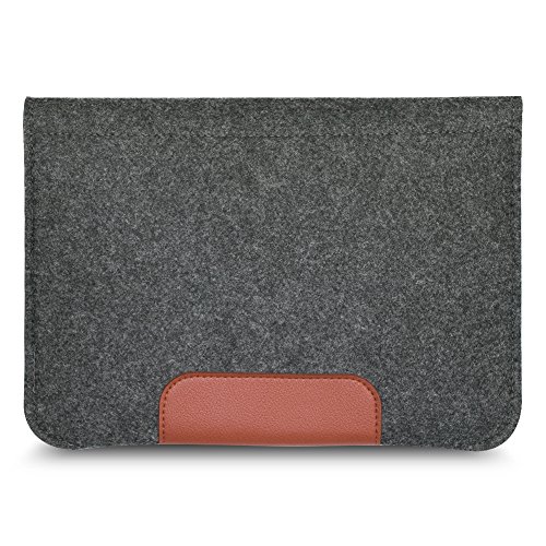 Apple iPad Pro 10.5 2017 Laptop Liner Bag,TopACE Notebook Tasche Notebook Schutzhülle liner bag Notebooktasche für Apple iPad Pro 10.5 2017 mit Mauspad (Dunkelgrau) - 3