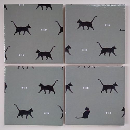 Ceramic Coasters in Sophie Allport Mini Cats