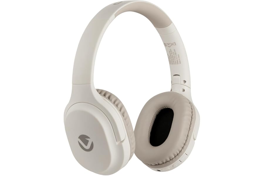 Volkano Pebble Series Bluetooth Headphones | 50-Hour Playtime | Wireless Over-Ear Comfort | Bluetooth 5.3 | Hands-Free Callin
