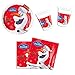 Produktbild Unbekannt 36-teiliges Frozen Olaf Weihnachten Party-Set inkl. Pappteller, Kunststoffbecher und Papierservietten