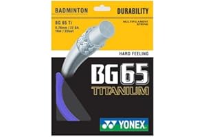 Yonex BG 65 TI Badminton Racket String (10M set)