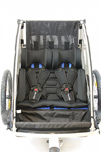 Sitzpolster Babysitz für Qeridoo Fahrradanhänger Sportrex2, Speedkid2, KidGoo2 - 5