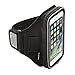 Produktbild Sporteer Velocity V7 Sportarmband für iPhone 7 Plus, 6S Plus, Google Pixel XL, Galaxy S8 Plus, S7 Edge, S6 Edge +, Note 5, Moto G4 Plus, LG G6, G5, und andere große Smartphones/Fällen bis zu 160 mm x 80 mm x 15 mm - Größe M/L - Schwarz