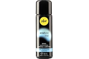 pjur analyse me! Moisturising - Vattenbaserad glidgel - för bekvämt analsex - lämplig för sexleksaker (30ml)