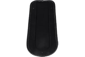 SHMTOOL Black Motorcycle PU Leather Rear Fender Bib Leather Solo Seat for Harley Springer Softail Heritage Classic FLSTC EFI FLSTCI 2006-2017