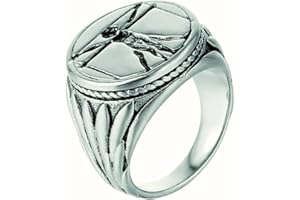 DVRK Anillos Hombre Oro y Plata con base de Acero Inoxidable 316L