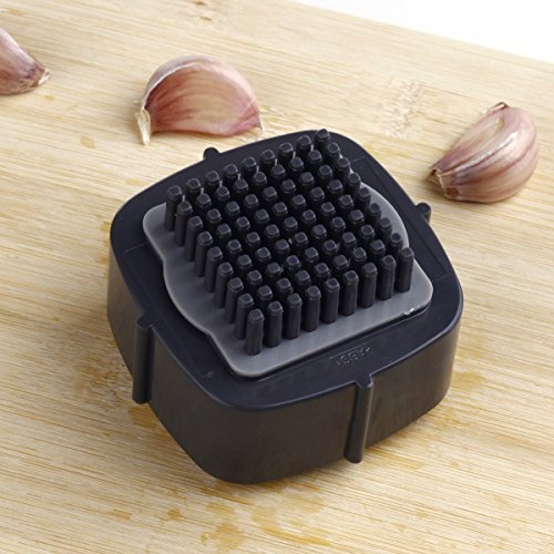 Comenzar Knoblauchpresse, Knoblauchschneider, Knoblauchwürfelschneider, schlagfester Kunststoff mit Edelstahl-Schneidklingen - 7