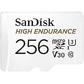 SanDisk High Endurance microSDXC Bellek Kartı 256 GB + Adapt&ouml;r (Dash Camları ve &Ouml;zel G&uuml;venlik Kameraları i&ccedil;in, 100 MB/s Okuma