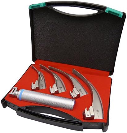Laryngoscope set according to MILLER - stainless steel and sterilizable
