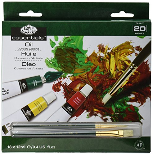 Royal & Langnickel - Juego de 18 tubos de pintura (12 ml), tintas multicolor