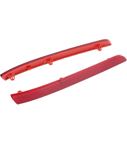 Kit 2 Riflettori Paraurti Posteriore Rossi Per VW T5 Transporter/Caravelle/Multivan 2003-2009 - Ricambio 7E0945105/106