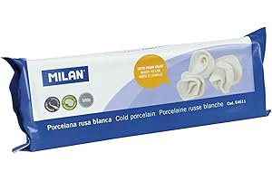 MILAN E4611 Modelliermasse russisches Porzellan, weiß, 500 g