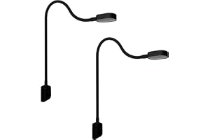 Kalb I Ilios LED-sänglampa/läslampa med USB-C, vägg- och vinkelmontage, flexibel arm, dimbar, varmvit 3000k (Set om 2