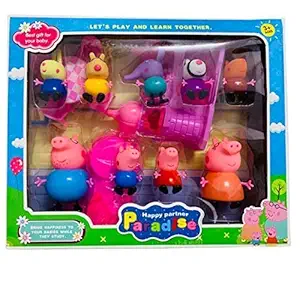 MooMoo Pig Toys with 5 Friends Mix Design